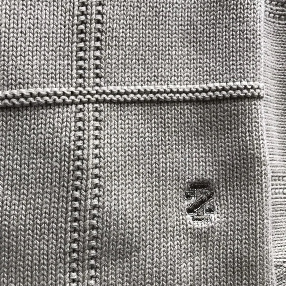 Izod Men Long Sleeve Crew Neck Sweater Window Pane L Olive Green Cotton - Picture 6 of 15